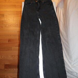 H&M Women’s Black Jeans (Wide Leg & Mom Fit)